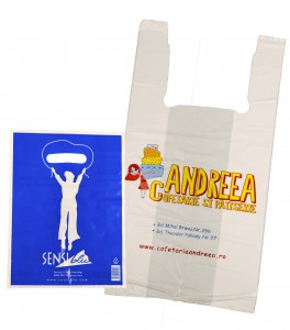 pungi din plastic personalizate